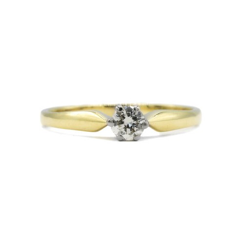 Ring mit brillantsolitär - mit,