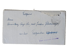 Feldpost an Absender zurück 1941 Truppenarzt im Kriegslazarett Abt.561 m. Inhalt