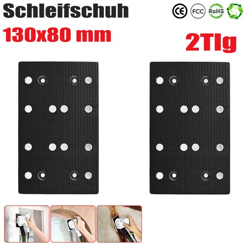 2XSchleifschuh-Schleifplatte