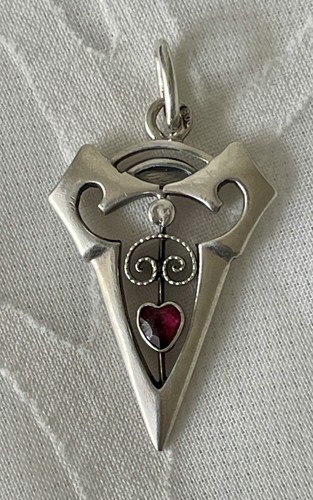 Jugendstil anhänger silber - jugendstil,
