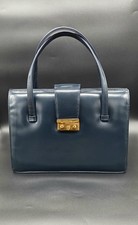 Vintage Leder Handtasche Ledertasche Retro Damentasche Tasche