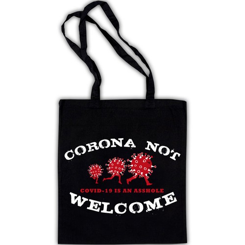 Corona not welcome beutel - corona,