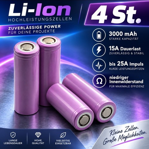 Akkuzelle 7v 3000mah - 4x,
