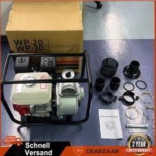 Benzin Wasserpumpe 6,5PS Gartenpumpe 4Takt Motorpumpe 3'' Kreiselpumpe 1000l/min