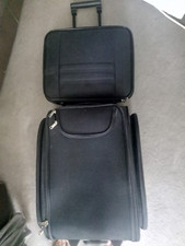 Koffer Stoff Reisekoffer 2 Rollen Trolley Handgepäck, 50cm Länge, 33 cm Breite