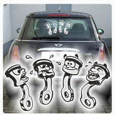 Auto Aufkleber lustige Kolben Autoaufkleber Sticker Tuning 4er witzig Fun A3014