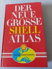 Shell Autoatlas Deutschland Europa Jahrgang 1987/88