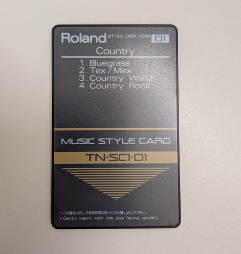 Roland country music - country, style