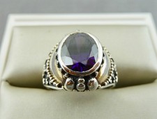 Silber 925 ring amethyst - ,