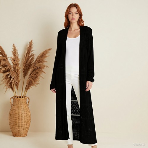 Boho strickjacke schwarz - boho,
