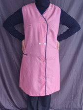 Nylon Dederon kittel schürze Vintage   Apron Gr.  42 -Original 70er Jahre--RAR