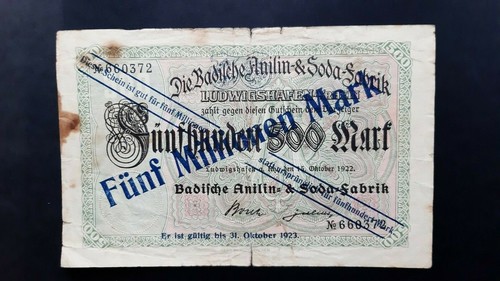 K3329a notgeldschein badische - notgeldschein,