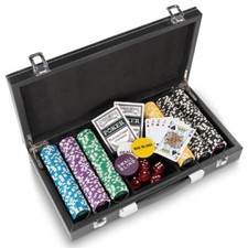 Pokerkoffer leder deluxe - pokerkoffer,