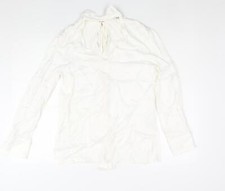 Zara Damen weiße Viskose