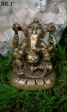 Ganesh Statue Lord Ganesha Statue Messing Ganesh Sitzend Indische Glücksgottheit