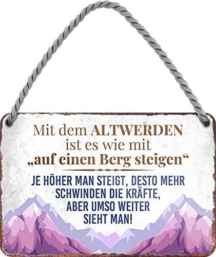 Blechschild lustiger spruch - blechschild,