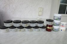 18 x 50ml leere Gel Tiegel Dosen für Gel  Creme 12 x Olaz 3 x CD 1 x Rocher etc.