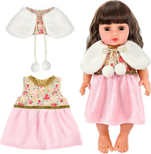 Puppenkleidung: Blumenkleid &