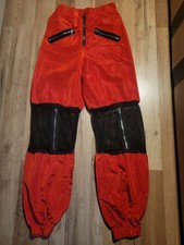 High West Hose Jogger Jogging Netzteile Knie Reißverschluss Hip Hop Mesh Pants