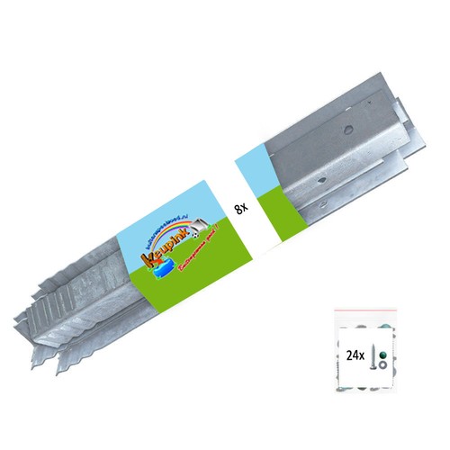 Winkelanker 8er set - 8er-set, bodenanker