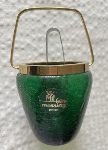 Wmf eiseimer aus grünem glas - wmf,
