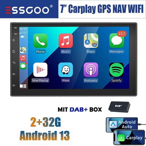 Din dab carplay android - din,