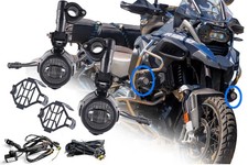 2x LED Motorrad Nebelleuchte Zusatzscheinwerfer Lauflicht Für BMW R1200GS F800GS