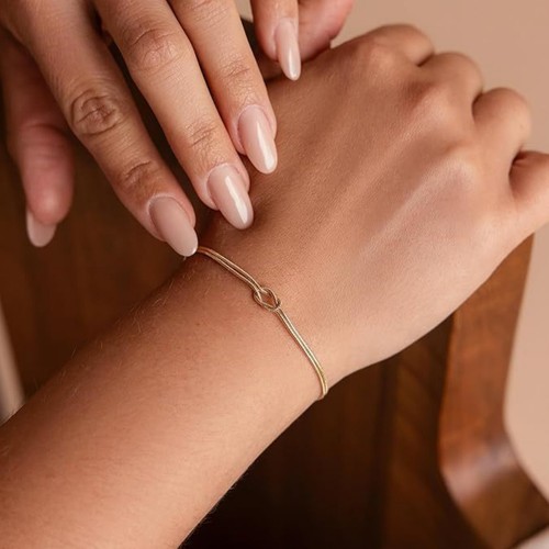 Edelstahl armband mit - mit, knoten