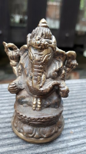 7cm bronze gold metall - bronze, buddha