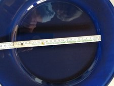Platzteller, 9 ST., Glas. Blau, Durchmesser 35 cm, innen 22 cm, à 3,99 €