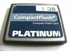 2GB Compact Flash Card ( 2 GB CF Karte ) PLATINUM gebraucht