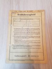 KFZ - Brief VW Käfer, Ovalkäfer, Ovali, 1957 (16)