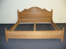 Landhaus-Bett -  2x2m - Massives Vollholz - Megastabil