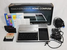 vintage TEXAS INSTRUMENTS Heimcomputer TI-99/4A Computer Klassiker mit Zubehör
