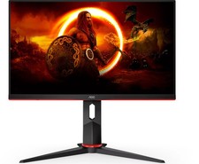 AOC Q24G2A/BK Gaming-Monitor schwarz  24 Zoll WQHD IPS-Panel 165 Hz Restgarantie