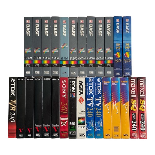 Konvolut 28x 180 240 300 - -, vhs