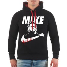 Herren Kapuzenpullover Horror Logo Mike Kult Hoodie Life is Pain tattoo merch