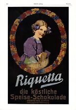 Schokolade Riquetta XL Reklame
