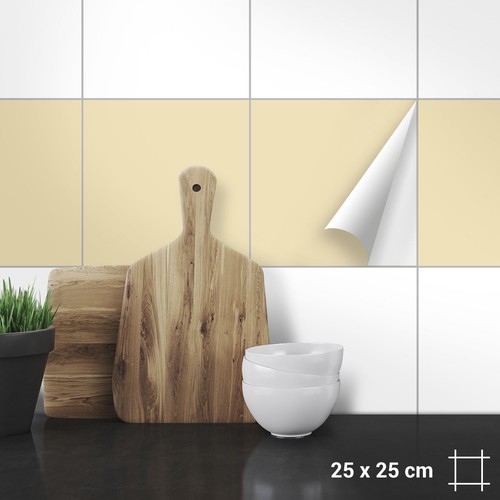 Fliesenaufkleber 25 cm - x,