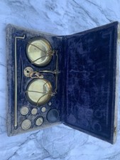 Viktorianische Messing Waage Schreibtisch Sammlerstück. Guter Zustand.