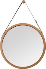 Wandspiegel, Badspiegel, Natur Bambus, verstellbar,  45cm