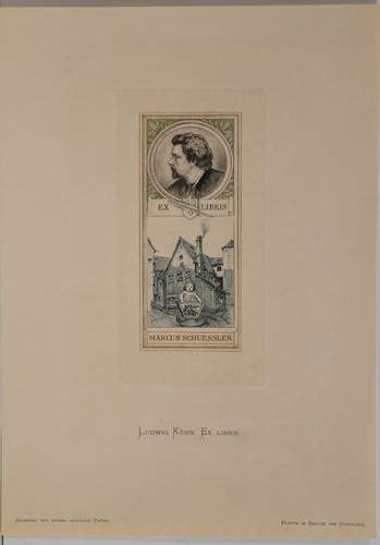 Ludwig kühn radierung 100 - ludwig, /