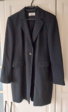 DINOMODA - leichter Mantel - schwarz - reine Schurwolle - Gr. 42