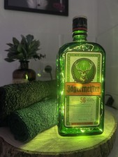 Original Jägermeister (0,7 L) Flasche inkl. LEDs- Deko Flasche
