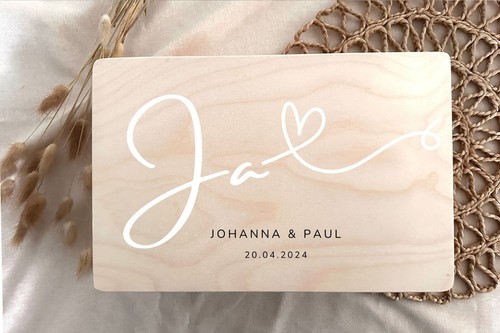 Personalisierte hochzeitskiste - personalisierte,