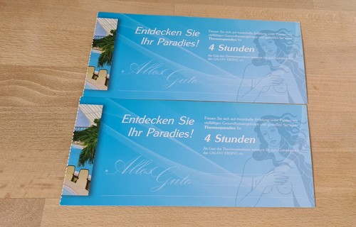 Therme erding gutscheine 2x - ,