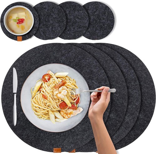 8er set filz platzsets - set,