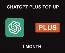 Chat Gpt Plus, 1 Month, Top Up