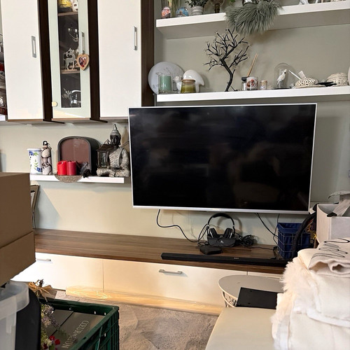 Wohnwand möbel weiß braun - wohnwand, tv-möbel