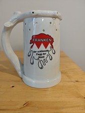 Löcherkrug Bier Franken Krug